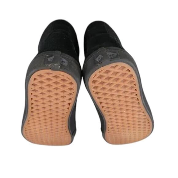 Vans Shoes Mens 7.5 Sneakers Sk8 Hi Skate Athletic Lifestyle Suede Black Casual - Picture 5 of 13